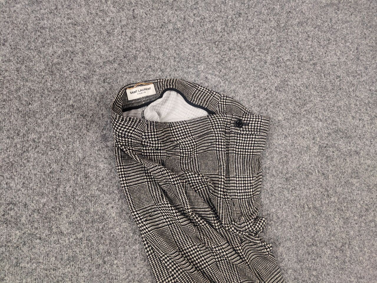 Yves Saint Laurent Saint Laurent check Skinny Jersey Leggings Trousers pants Size 30" / US 8 / IT 44 - 8 Thumbnail