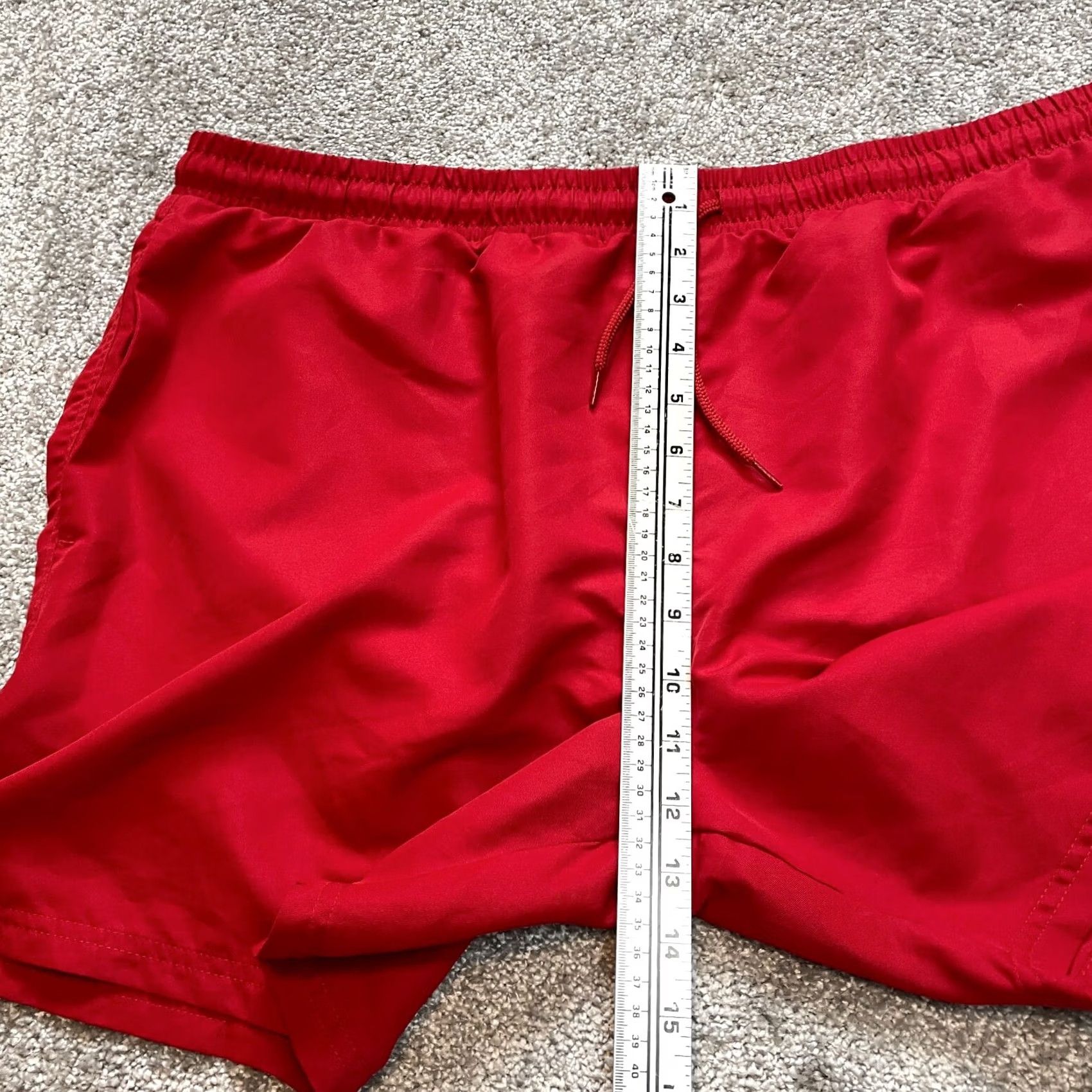 Vintage BCG Athletic Shorts Womens 2XL Red Lightweight Running Drawstring Pockets Sport Size 28" / US 6 / IT 42 - 3 Thumbnail