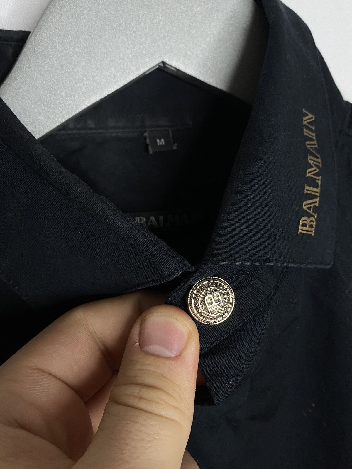 Balmain 💵Balmain Paris Luxury Shirt Long Sleeve💵 Size US M / EU 48-50 / 2 - 7 Thumbnail
