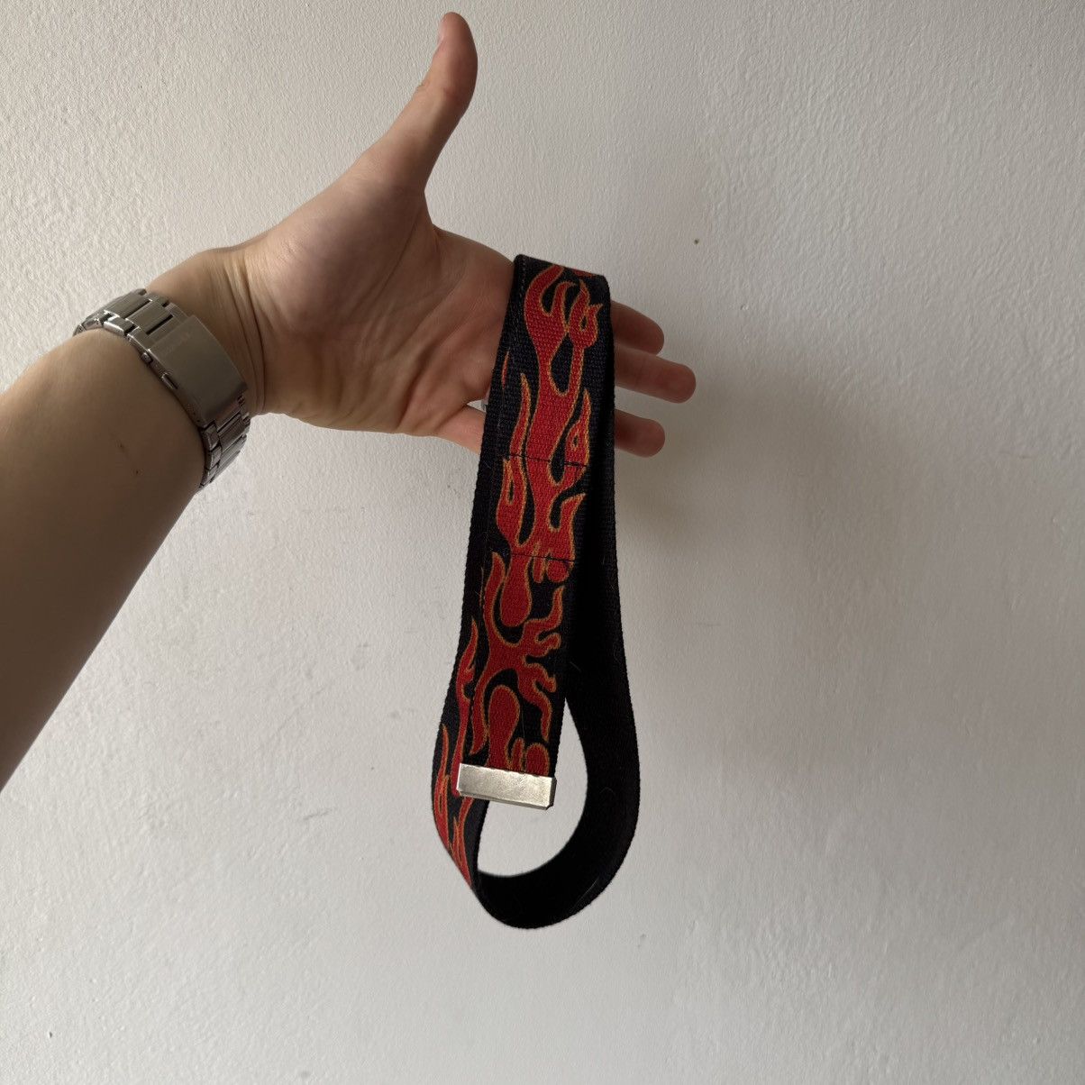 Marlboro Vintage Marlboro Fire print belts 120 cm avantgarde Size ONE SIZE - 6 Thumbnail