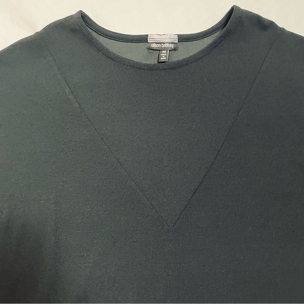 Other Allison Brittney Black Short Sleeve Top Size M Size M / US 6-8 / IT 42-44 - 8 Thumbnail