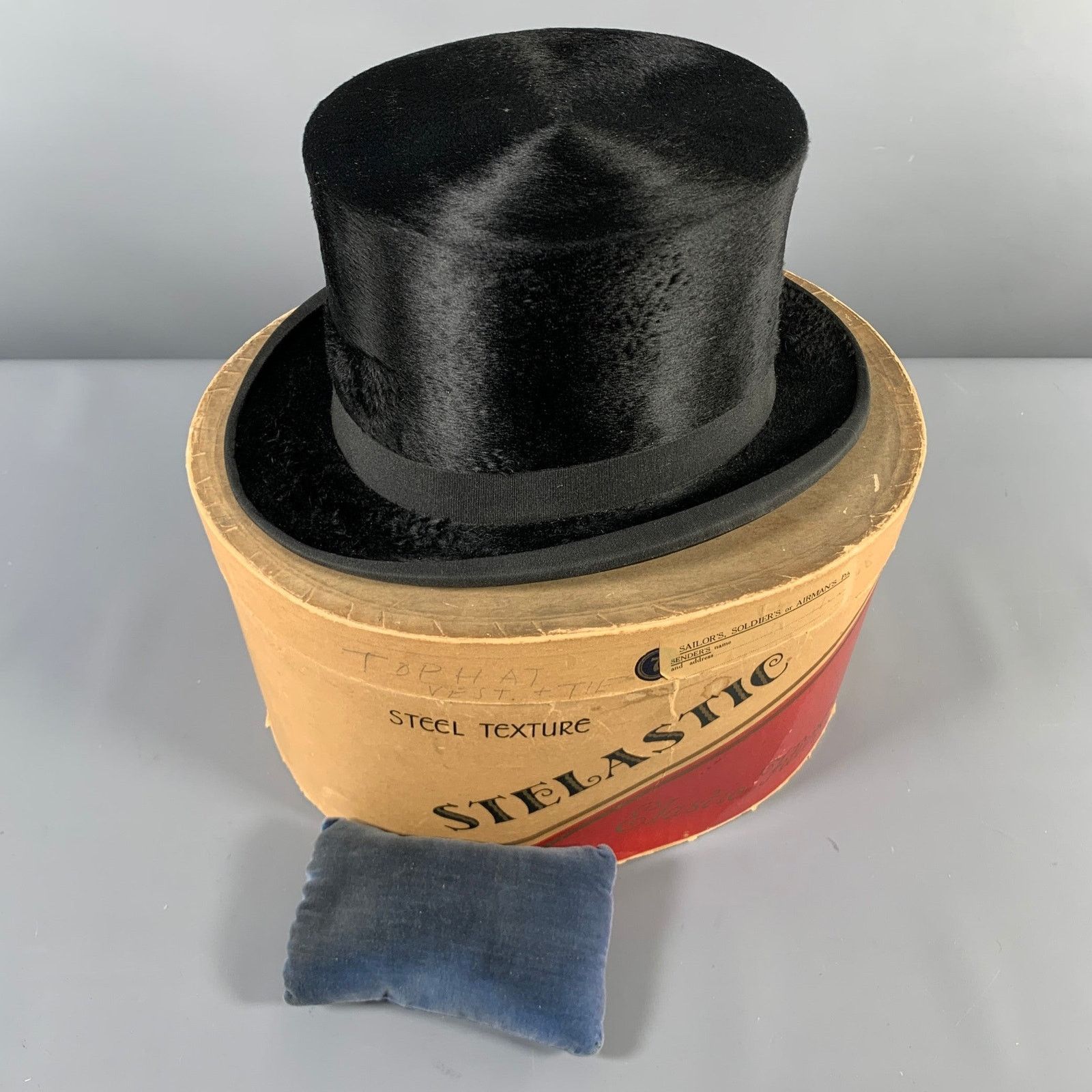 Other SPECIAL MAKE Black Felt Top Hat Size ONE SIZE - 9 Thumbnail