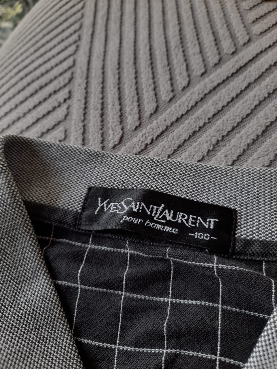 Yves Saint Laurent 💥Plaid Black💥 Vintage poloshirt YSL Yvest Saint Laurent Size US M / EU 48-50 / 2 - 4 Thumbnail