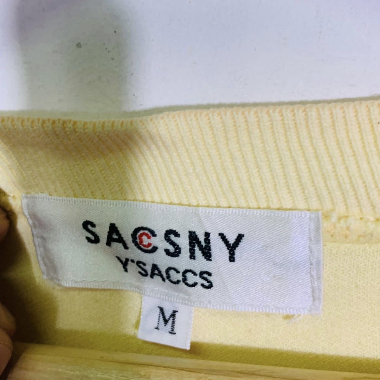 Japanese Brand × Yohji Yamamoto Ys yohji sacsny ysaccs sweatshirt big logo Size M / US 6-8 / IT 42-44 - 3 Thumbnail