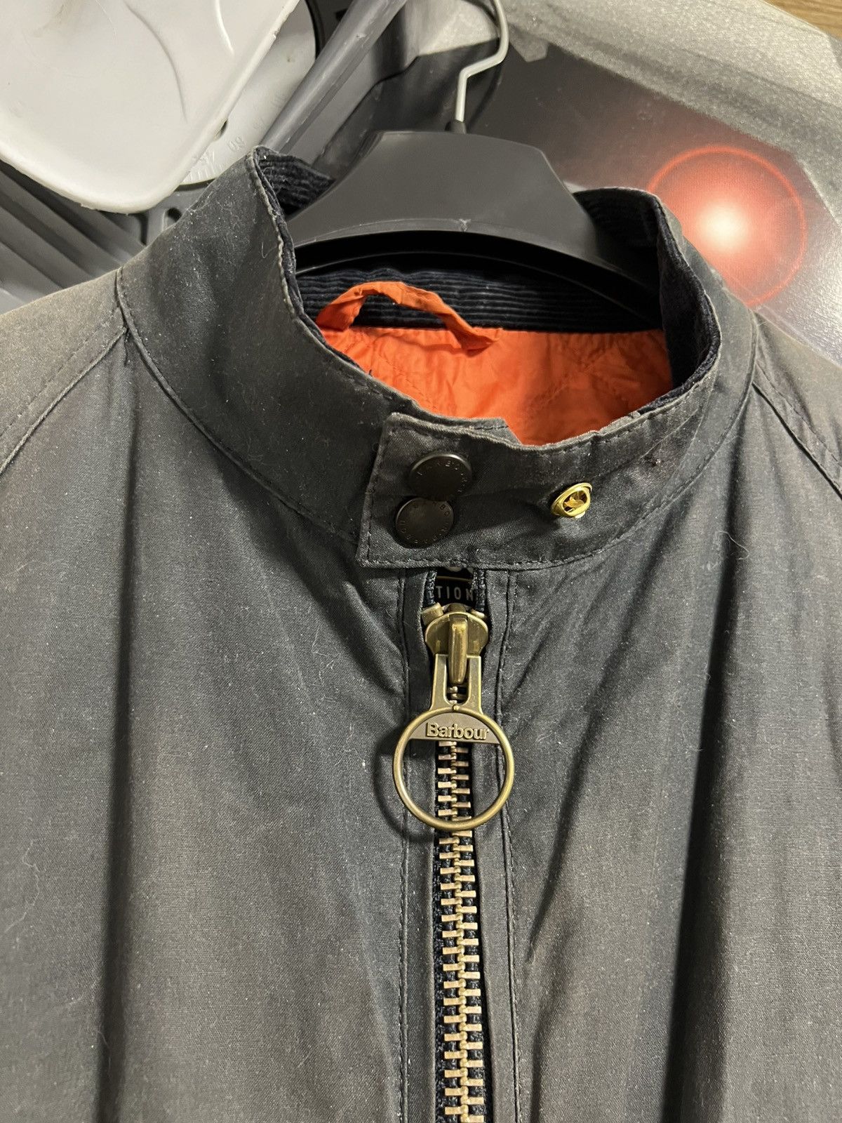 Barbour Barbour International Wax Cotton Bomber Jacket Lining Men L Size US L / EU 52-54 / 3 - 7 Thumbnail
