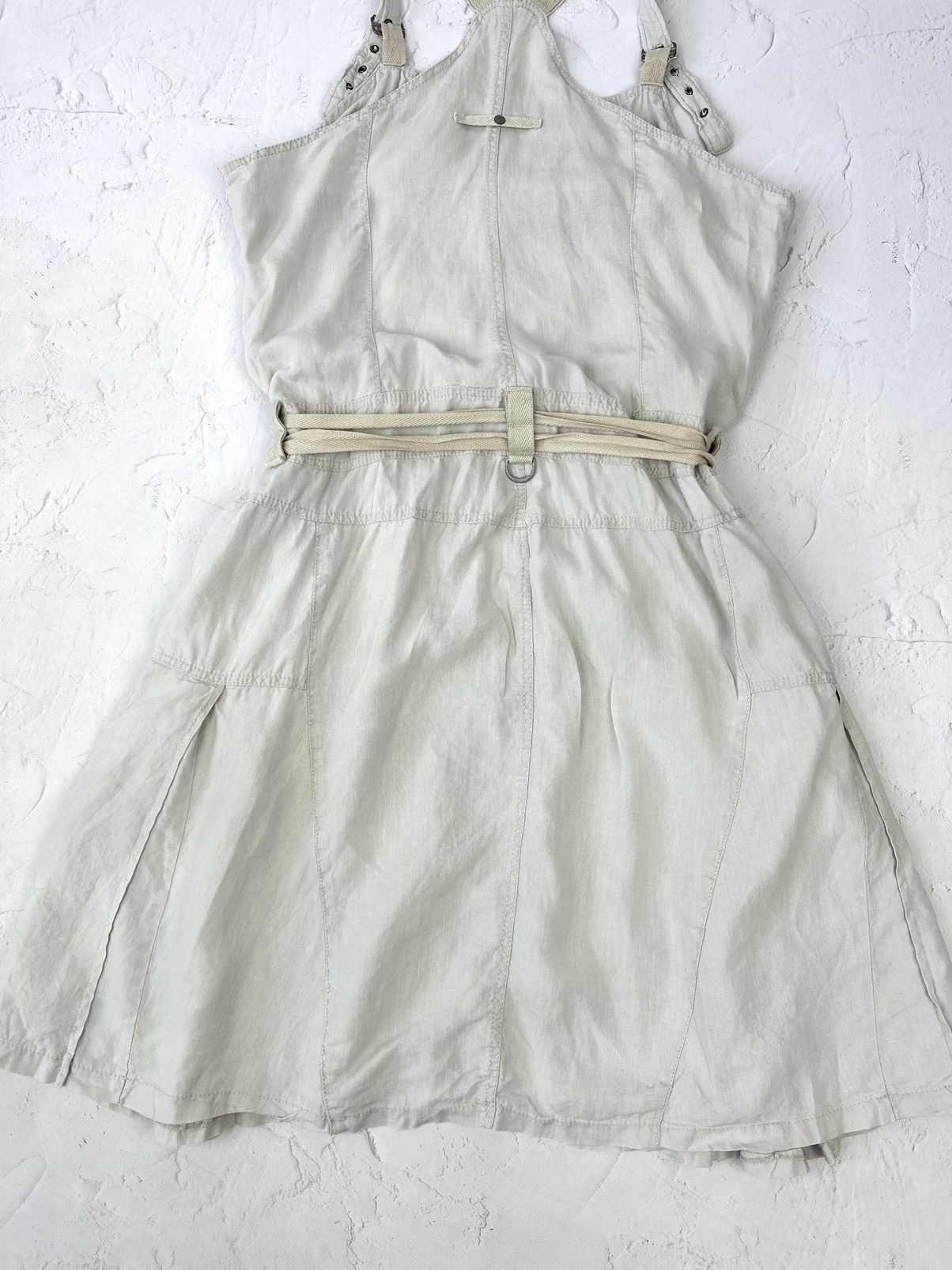 Vintage Vintage Bondage Linen Oversized Dress Size XL / US 12-14 / IT 48-50 - 7 Thumbnail
