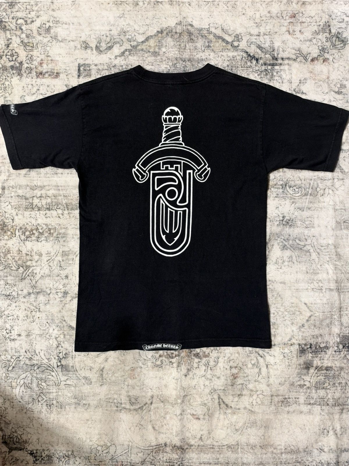 CHROME HEARTS UNITED ARROWS Tシャツ Chrome Hearts Chrome Hearts Black Vintage United Arrows Tee | Grailed