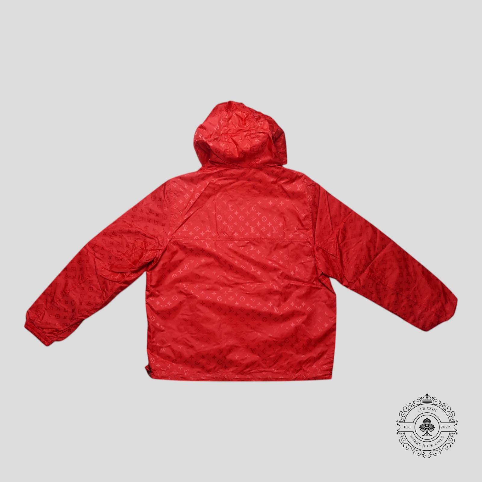 Louis Vuitton Louis Vuitton Monogram Reversible Nylon Windbreaker in Red Size ONE SIZE - 2 Thumbnail