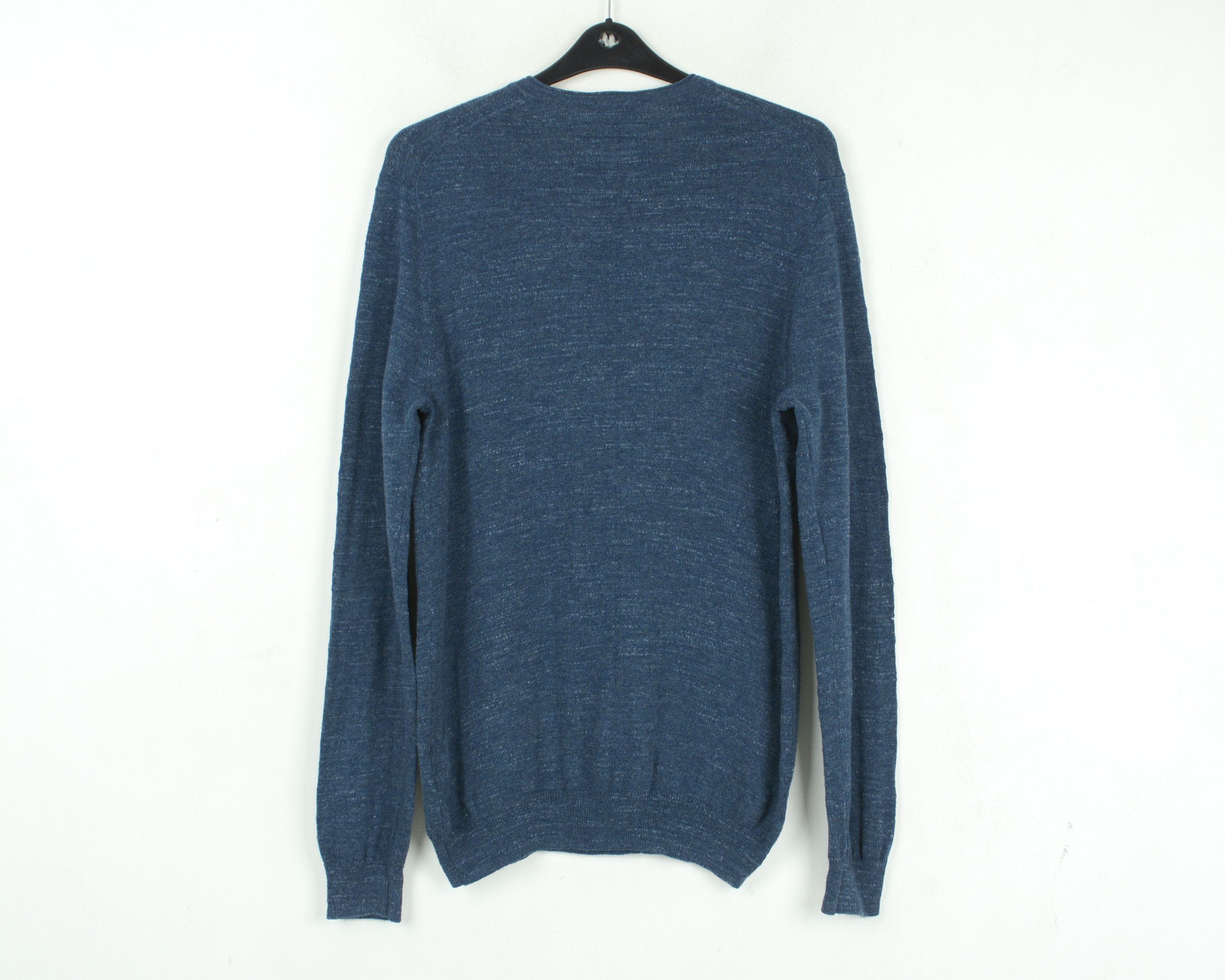 camel active Men M Jumper Pullover Sweater V neck Knitted Cotton Blue Top Size US M / EU 48-50 / 2 - 3 Thumbnail