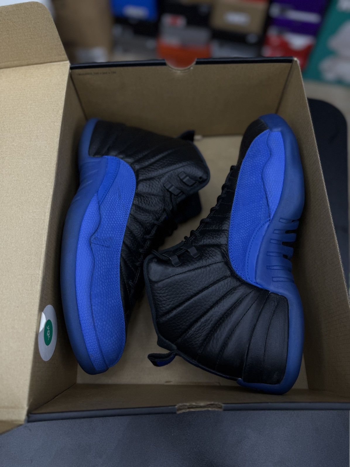 Jordan Brand × Nike Jordan 12 Blueberry Royal Blue Size 11.5 2019 Size US 11.5 / EU 44-45 - 15 Thumbnail