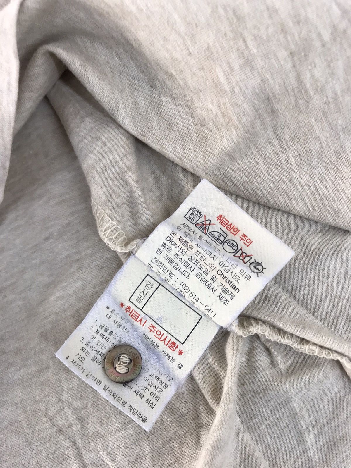 Christian Dior Monsieur Unised Christian Dior Monsiuer Sport Single Pocket Polo Tee Size US M / EU 48-50 / 2 - 8 Thumbnail