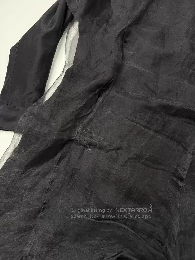 Junya Watanabe Junya Watanabe Black Organza Long Shirt Size US M / EU 48-50 / 2 - 6 Thumbnail