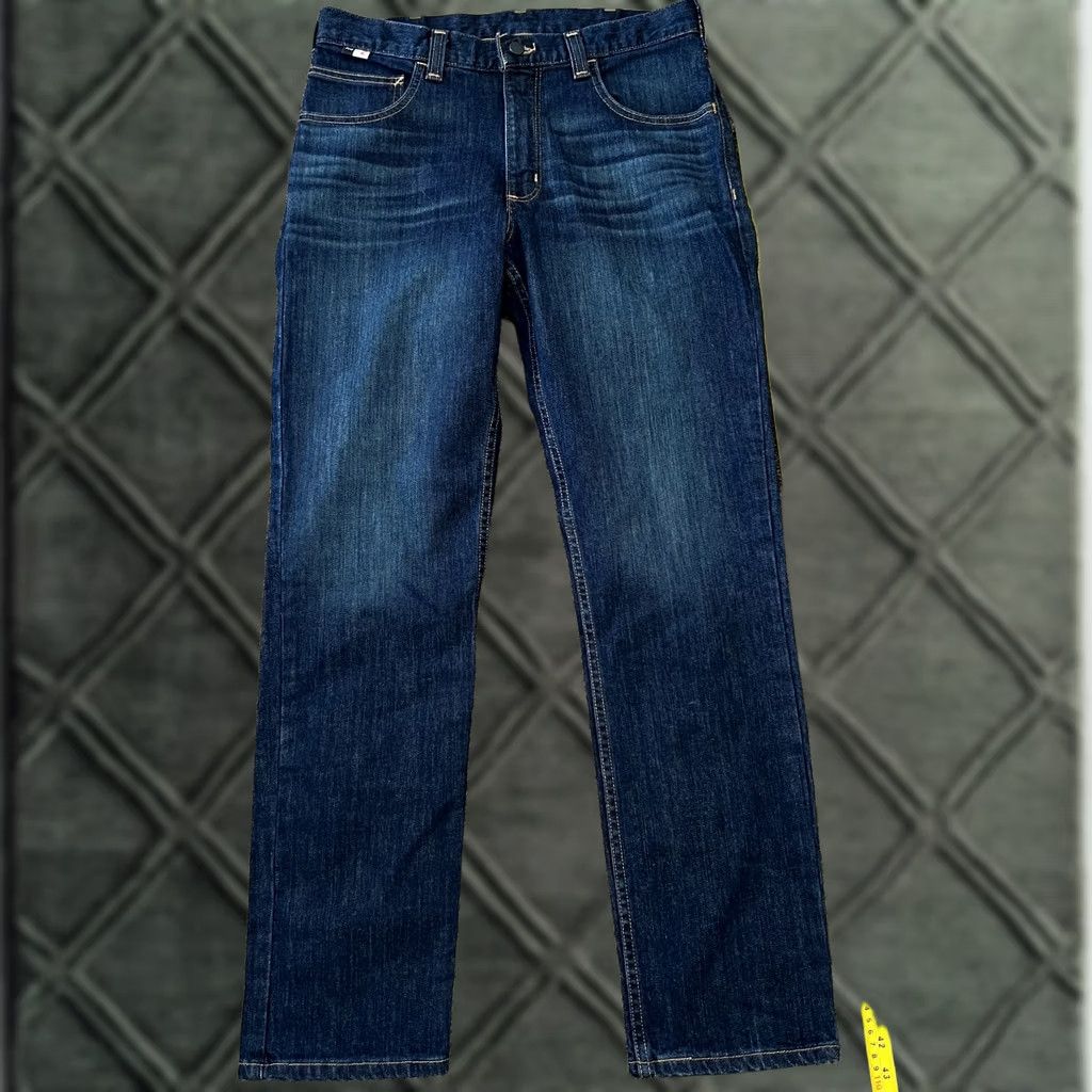 Carhartt Carhartt Flame Resistant Rugged Flex Blue Jeans Relaxed Fit 32x32 Workwear Size US 32 / EU 48 - 1 Thumbnail