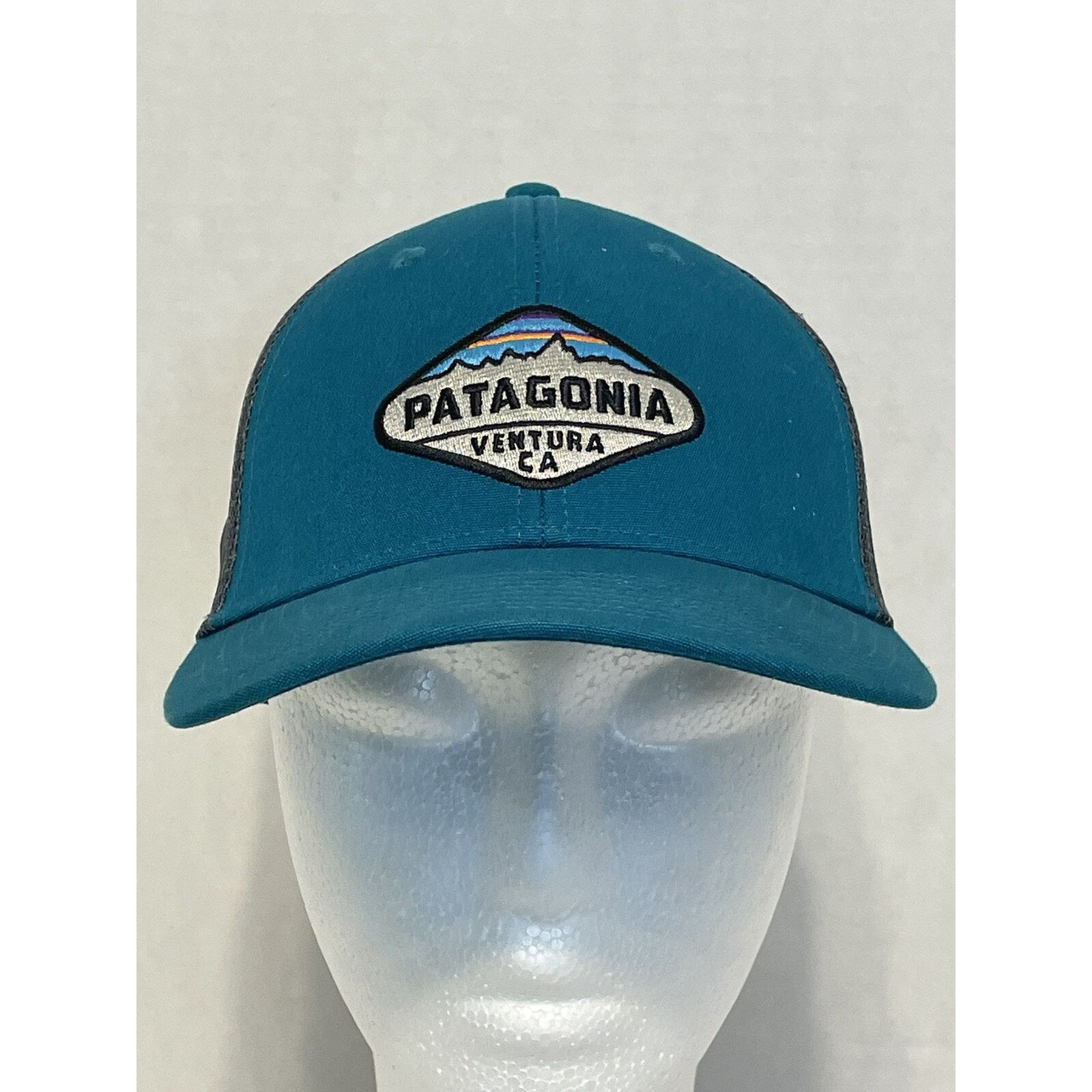 Patagonia Patagonia Ventura CA Trucker Hat Snapback Mesh Blue Gray Size ONE SIZE - 2 Thumbnail