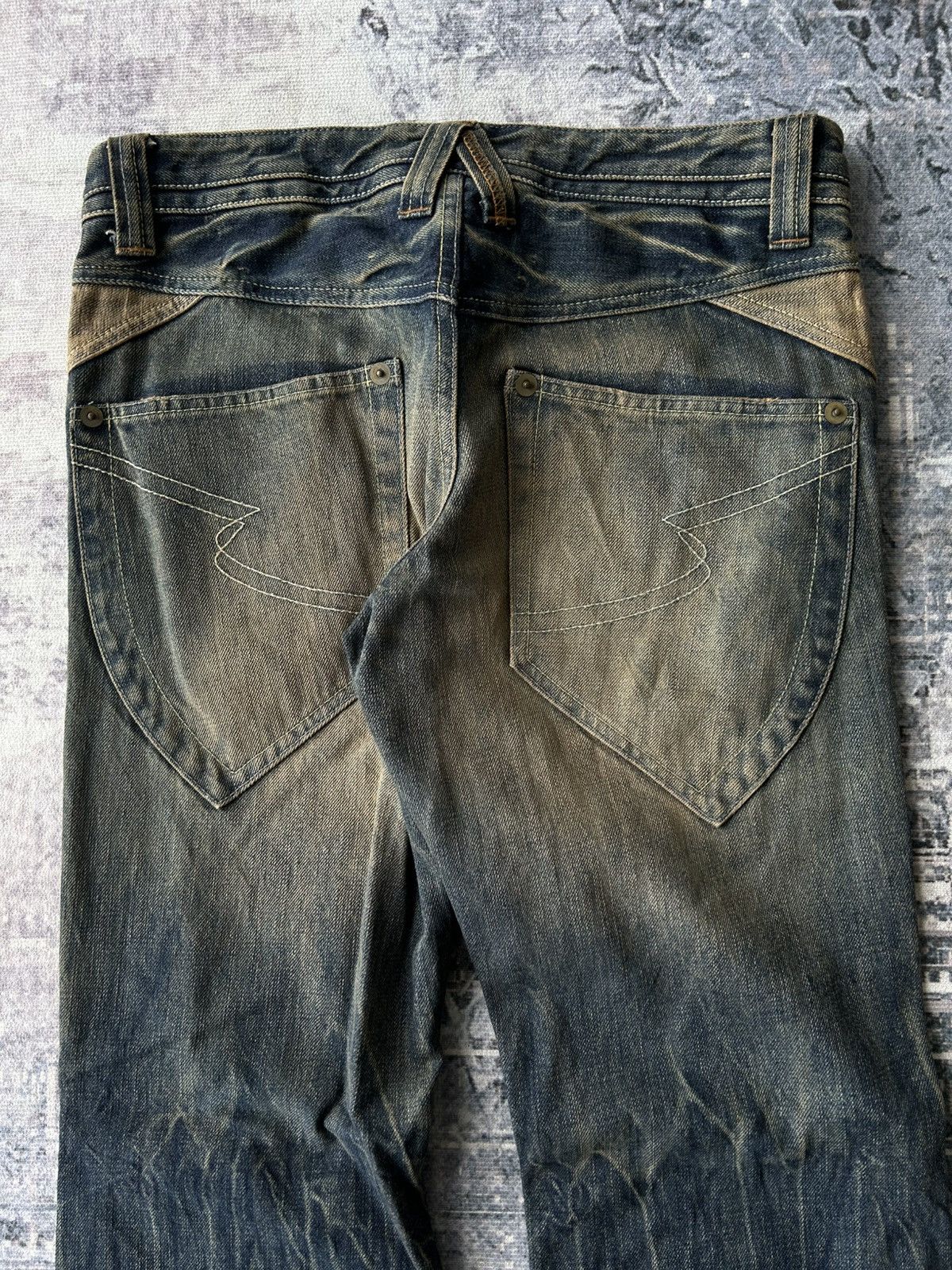 semanticdesign Super Flared Y2k Semantic Jeans Size US 31 - 7 Thumbnail