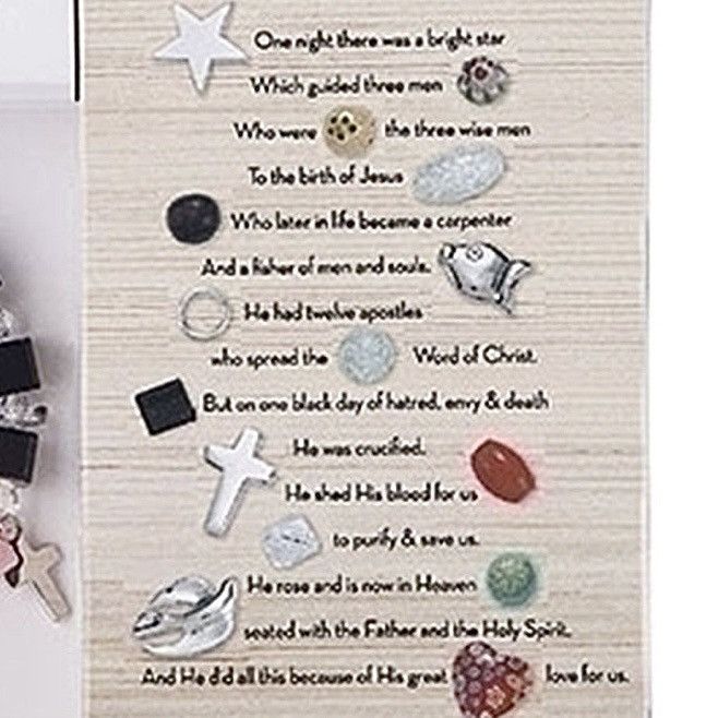 Other The Life of Jesus Christ beaded stretch bracelet Size ONE SIZE - 2 Thumbnail
