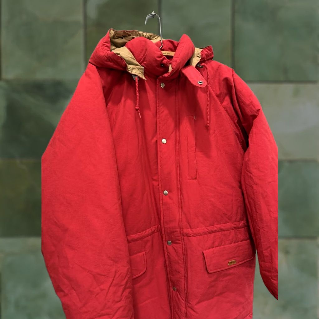Ralph Lauren VINTAGE Polo Ralph Lauren Red Heavy Down Parka Zip Jacket 90’s Men’s Large Size US L / EU 52-54 / 3 - 1 Thumbnail