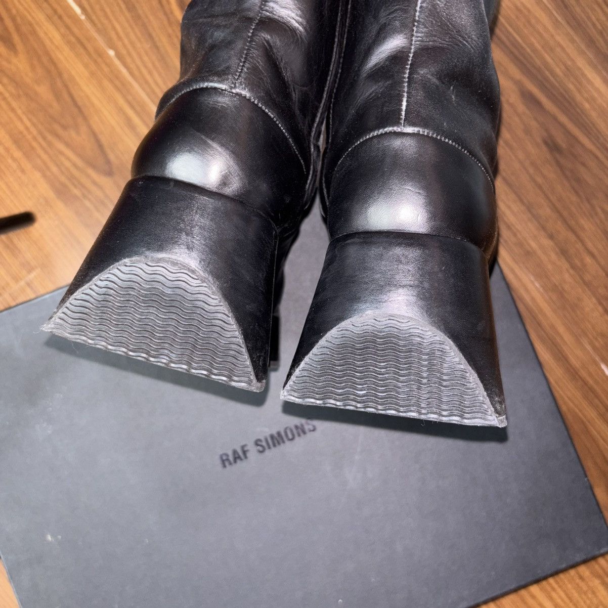 Raf Simons Raf Simons AW22-23 Avant-Garde Platform Ankle Boots Size US 9 / IT 39 - 17 Thumbnail