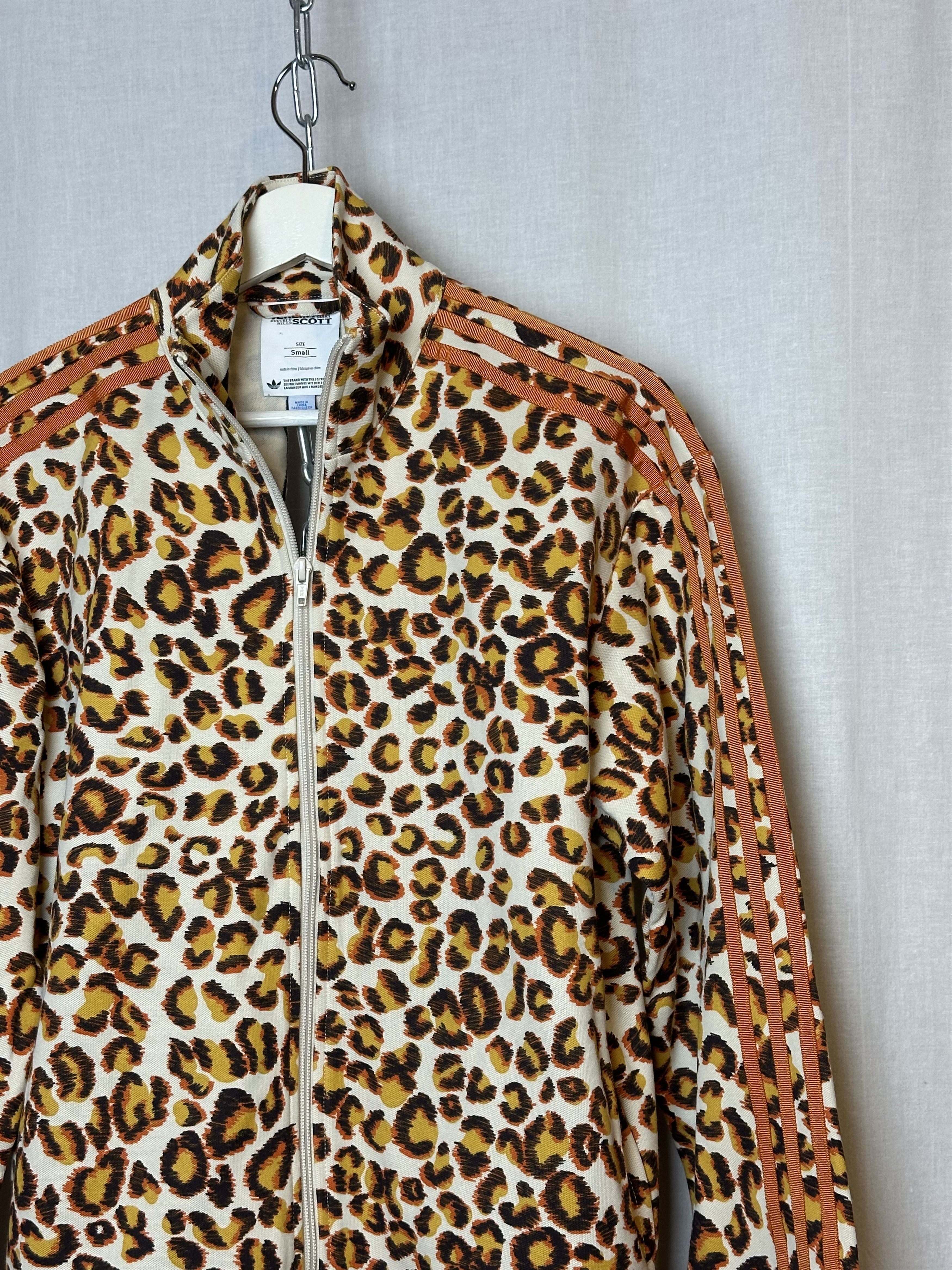 Adidas × Jeremy Scott Leopard Clawed Animal Track Zip Jacket Size US S / EU 44-46 / 1 - 3 Thumbnail