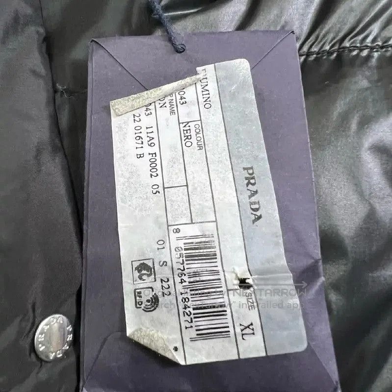 Prada Prada Men's Black Puffer Jacket Size XL. Size US XL / EU 56 / 4 - 5 Thumbnail