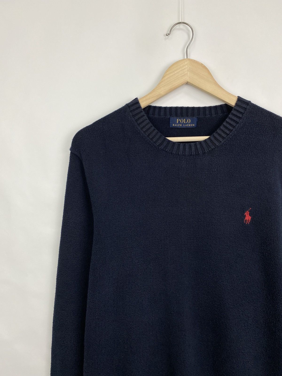 Polo Ralph Lauren 🇺🇸 Vintage Y2K Ralph Lauren Knitted Sweater Rare Retro Aran Size US M / EU 48-50 / 2 - 2 Thumbnail