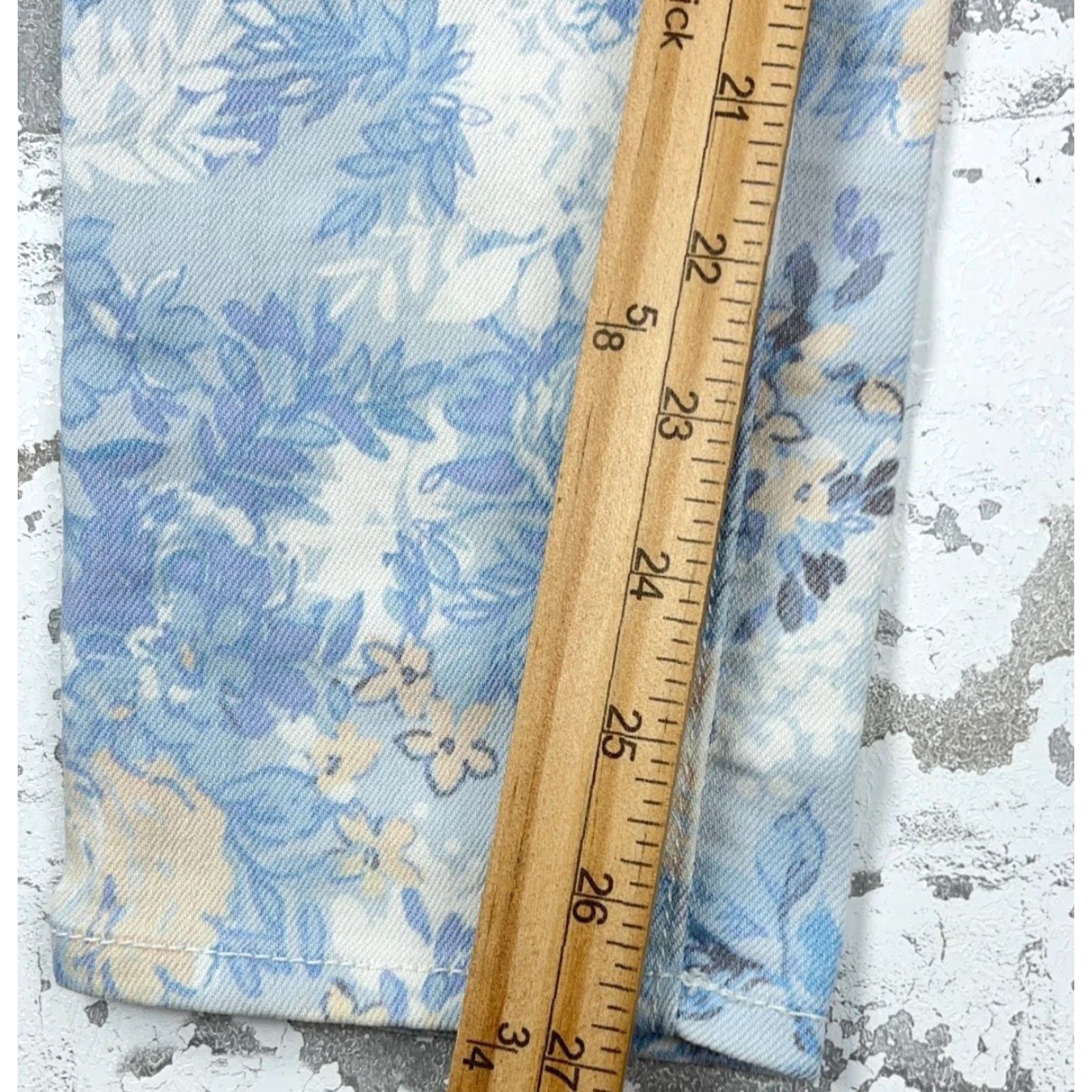 American Eagle Outfitters American Eagle Outfitters Jegging Jeans Womens Blue Floral 4 Short 27in Inseam Denim Stretch Pants Jeans Size 27" / US 4 / IT 40 - 7 Thumbnail