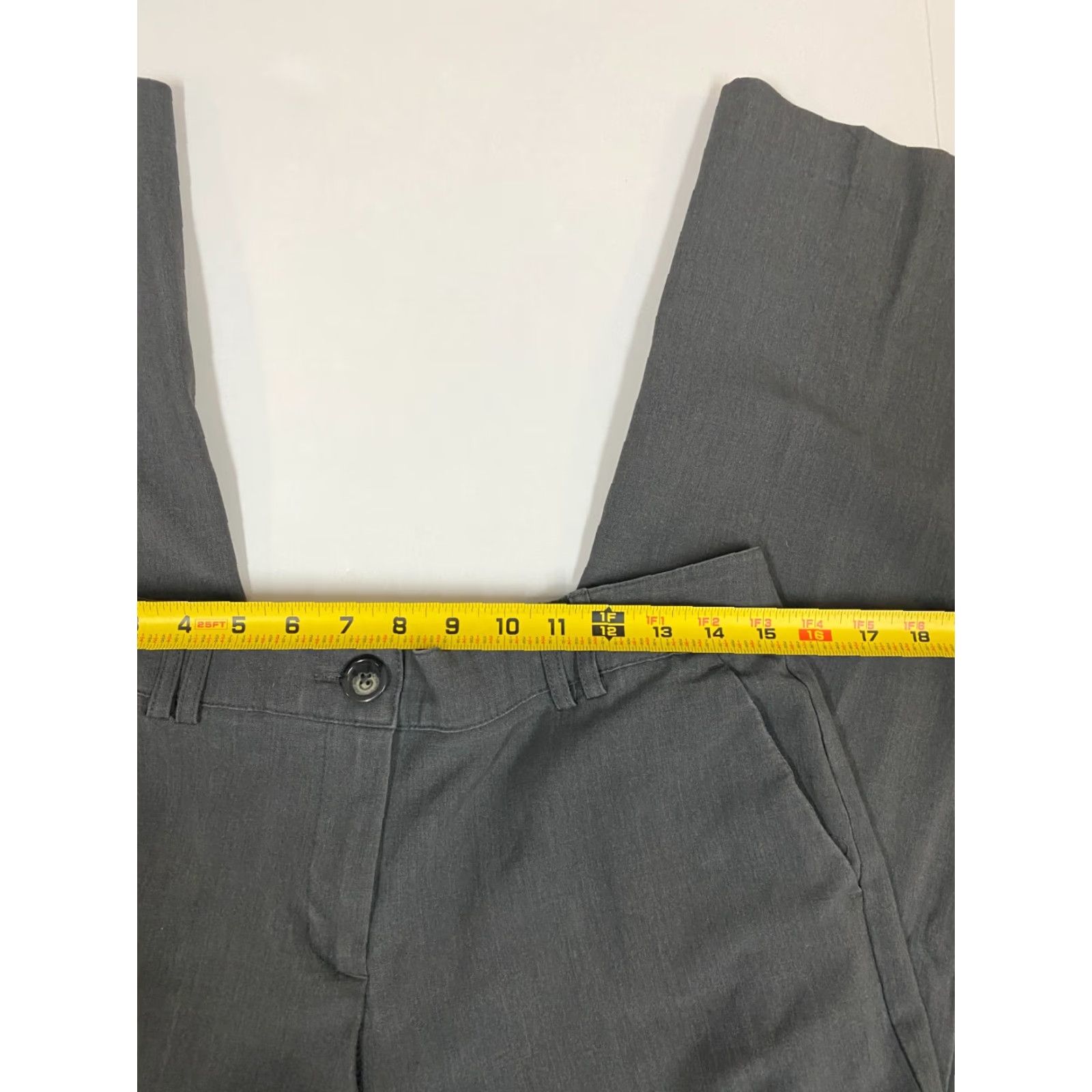 Vintage Counterparts Womens Chino Pants 10P Petites Gray Straight Size 32" / US 10 / IT 46 - 5 Thumbnail