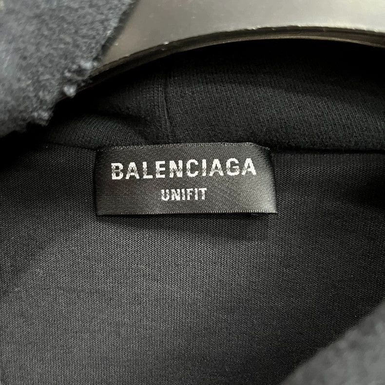 Balenciaga Balenciaga latest black printed hoodie with cracked design Size US S / EU 44-46 / 1 - 2 Thumbnail