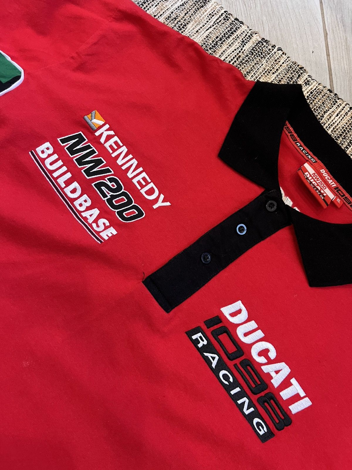 Ducati × Vintage Vintage Ducati Racing Polo Tshirt 1098 Glinth Enterprises Size US XL / EU 56 / 4 - 8 Thumbnail