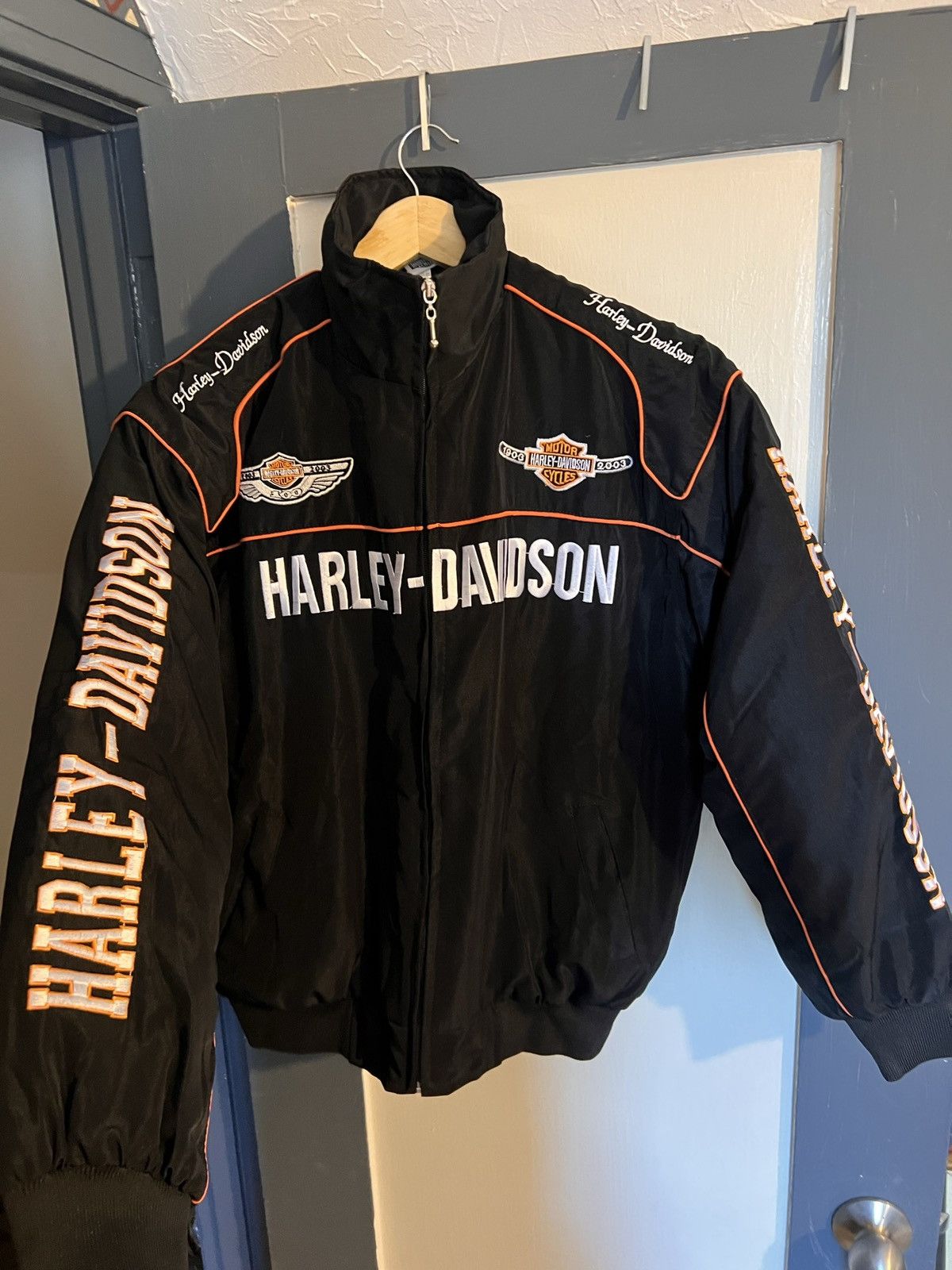 image of Harley Davidson 100Th Anniversary Jacket in Black, Men's (Size XL)