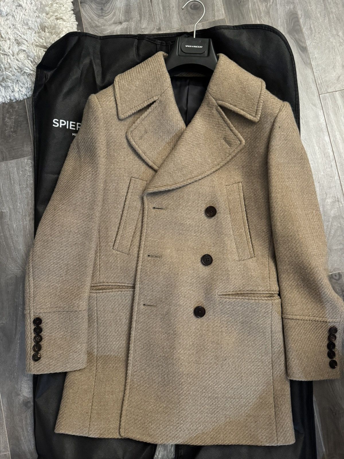 Spier & Mackay Spier and Mackay Camel Peacoat Size XS/34 Size US XS / EU 42 / 0 - 2 Thumbnail