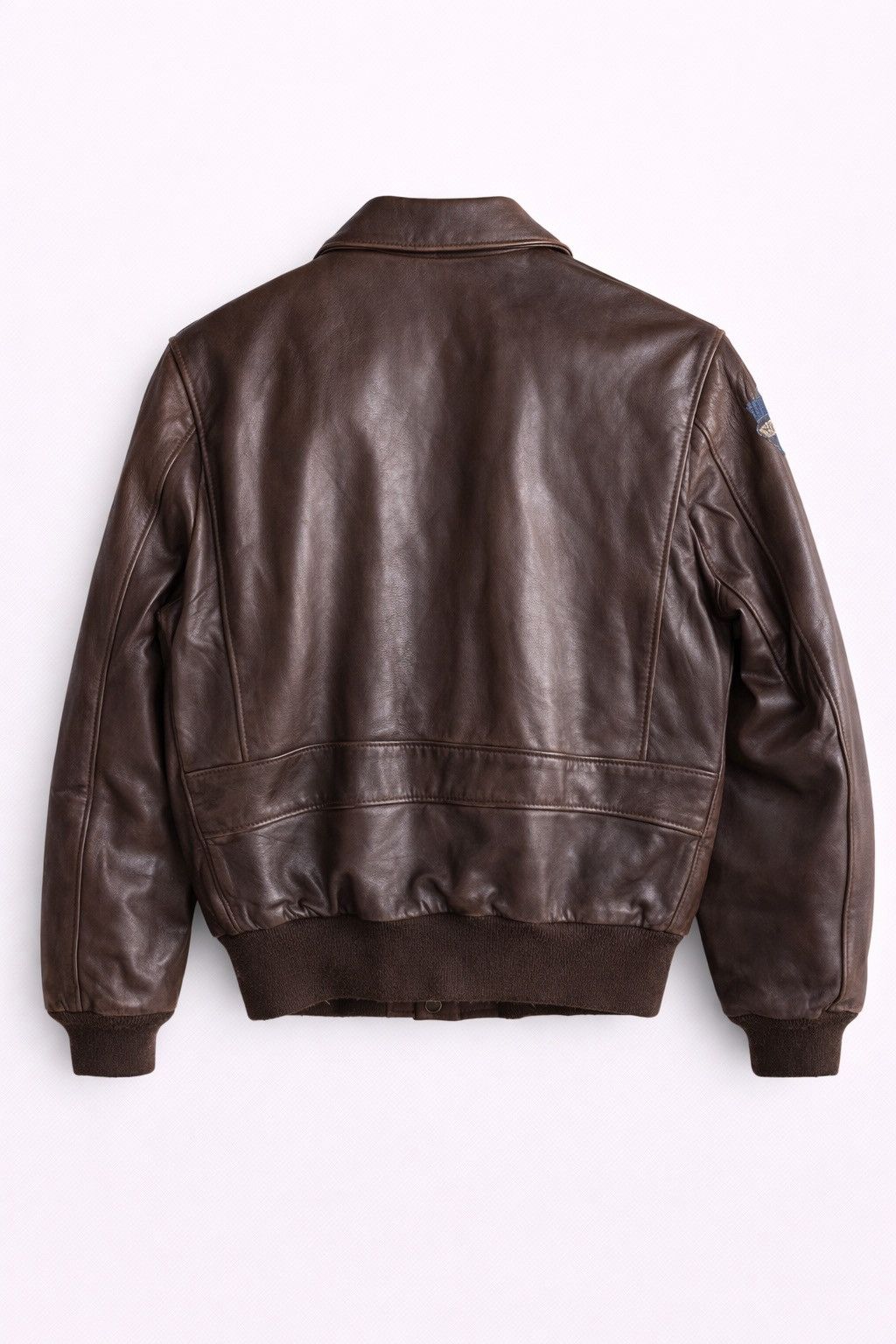 Schott Vintage 70s Schott Leather Flight Jacket Made USA Size 44 Size US XL / EU 56 / 4 - 2 Thumbnail