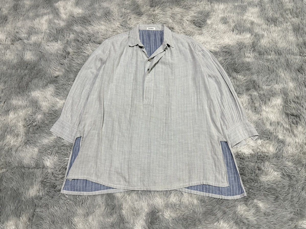 Issey Miyake 🔥Vintage Issey Miyake Plantation Half Button Over Shirt Size US XL / EU 56 / 4 - 1 Thumbnail