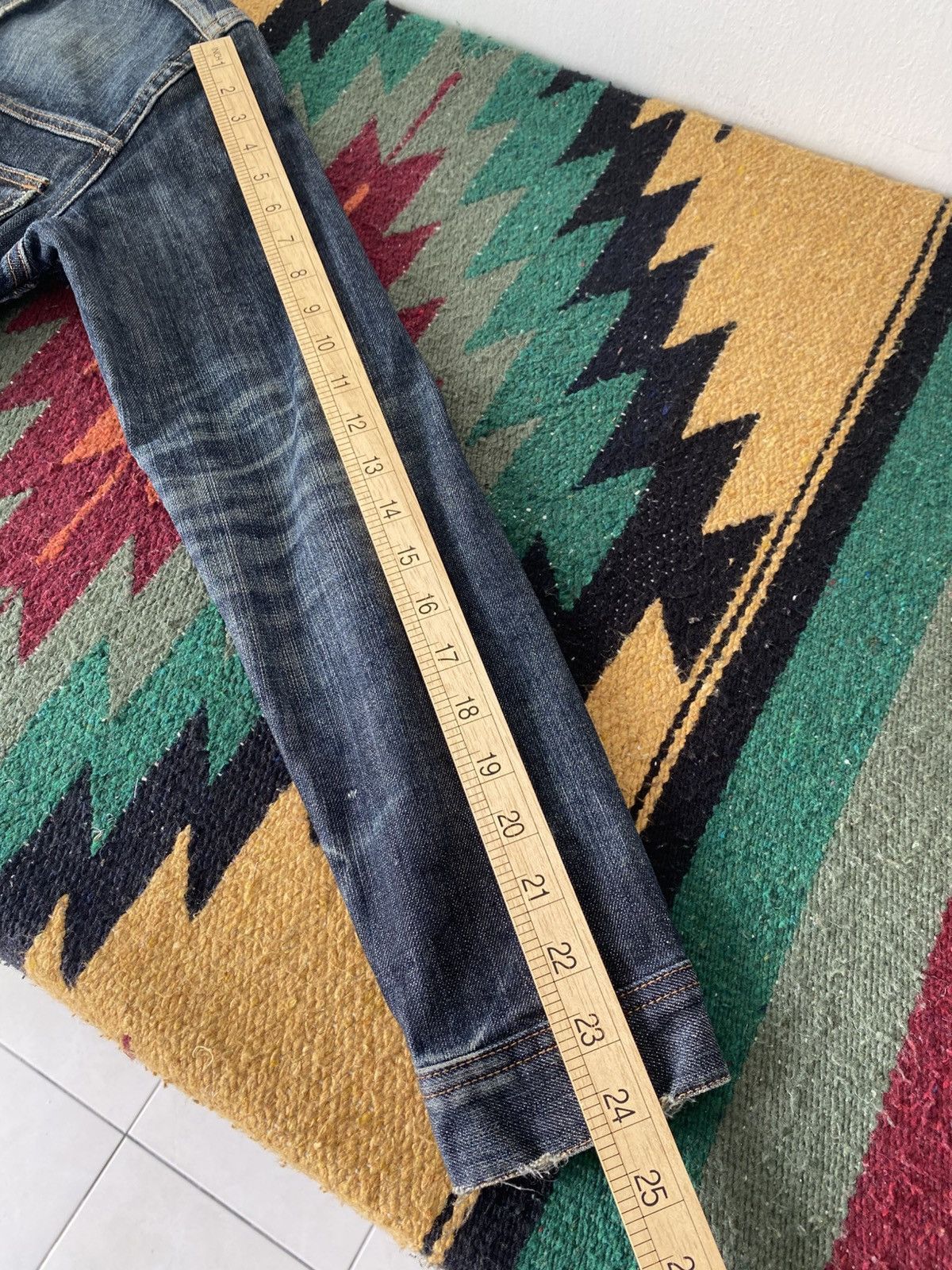 Ego Tripping Ego Tripping Distressed Denim Trucker Jacket Japan Size US S / EU 44-46 / 1 - 7 Thumbnail