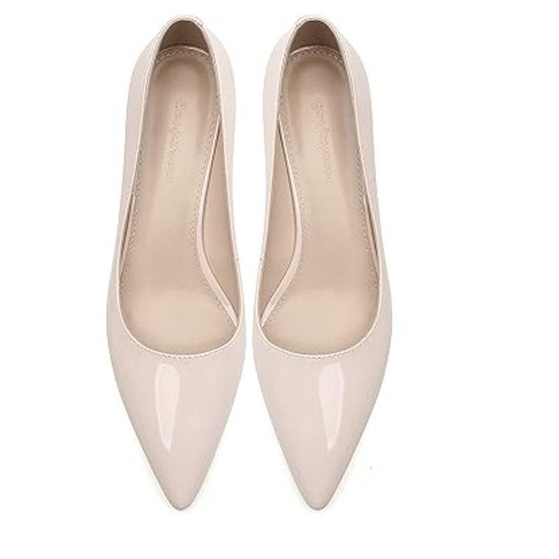 Other CosyFever Women’s Size 7.5W Tan Pointed Toe Slide Pumps Size US 7.5 / IT 37.5 - 4 Thumbnail