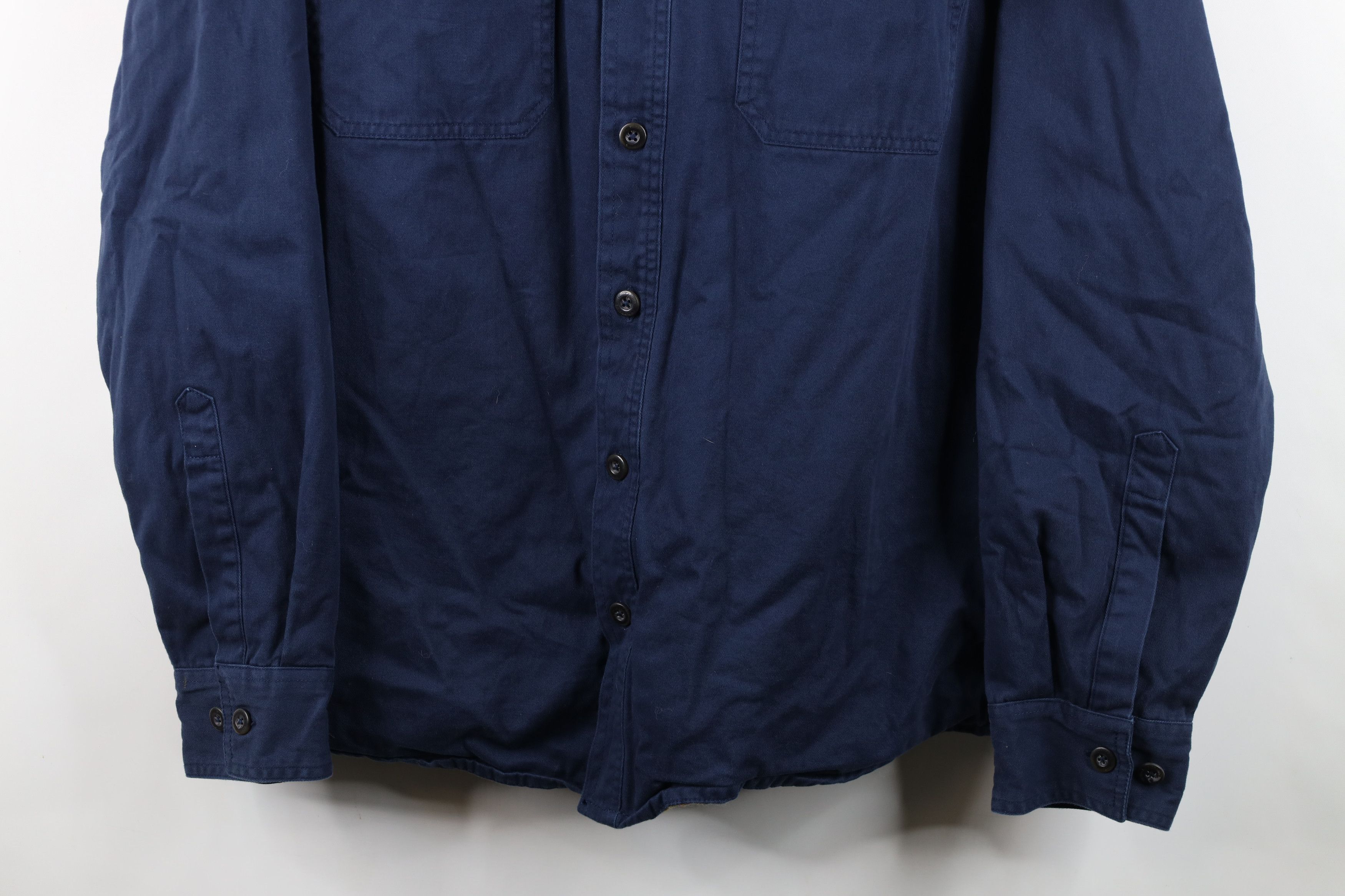 Eddie Bauer Vintage Y2K Eddie Bauer Lined Button Shirt Jacket Jac Shirt Size US XL / EU 56 / 4 - 3 Thumbnail