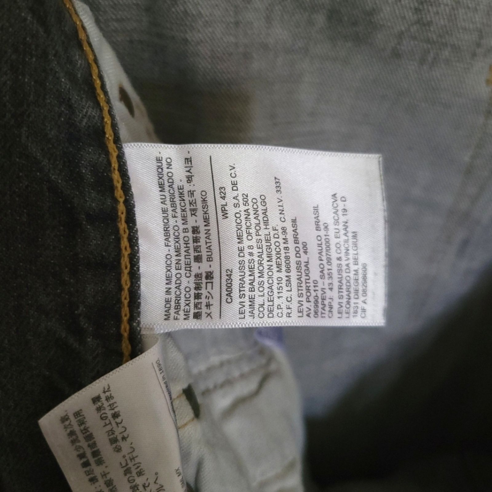 Levi's Levi's Button Fly Relaxed Mens Gray Jeans Size 36 36x29 Size US 36 / EU 52 - 10 Thumbnail