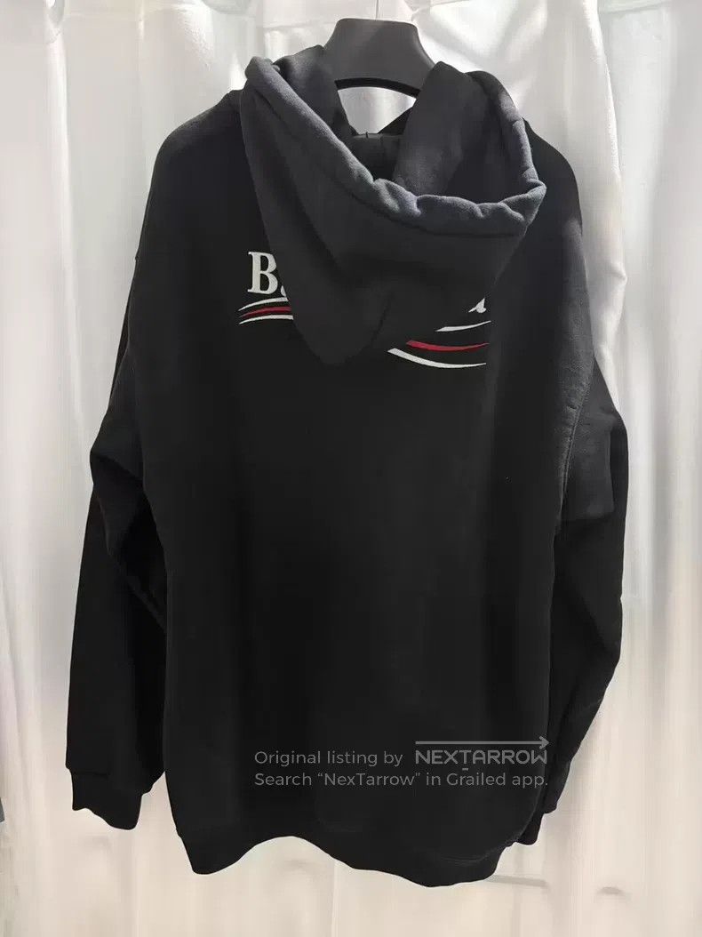 Balenciaga Balenciaga Black Coke Embroidered Hoodie Size US S / EU 44-46 / 1 - 2 Thumbnail