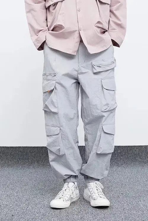 High Sport × Japanese Brand × Jean 20SS Indigo Union Japan Grey Outdoor Worker Pants Size US 31 - 2 Thumbnail