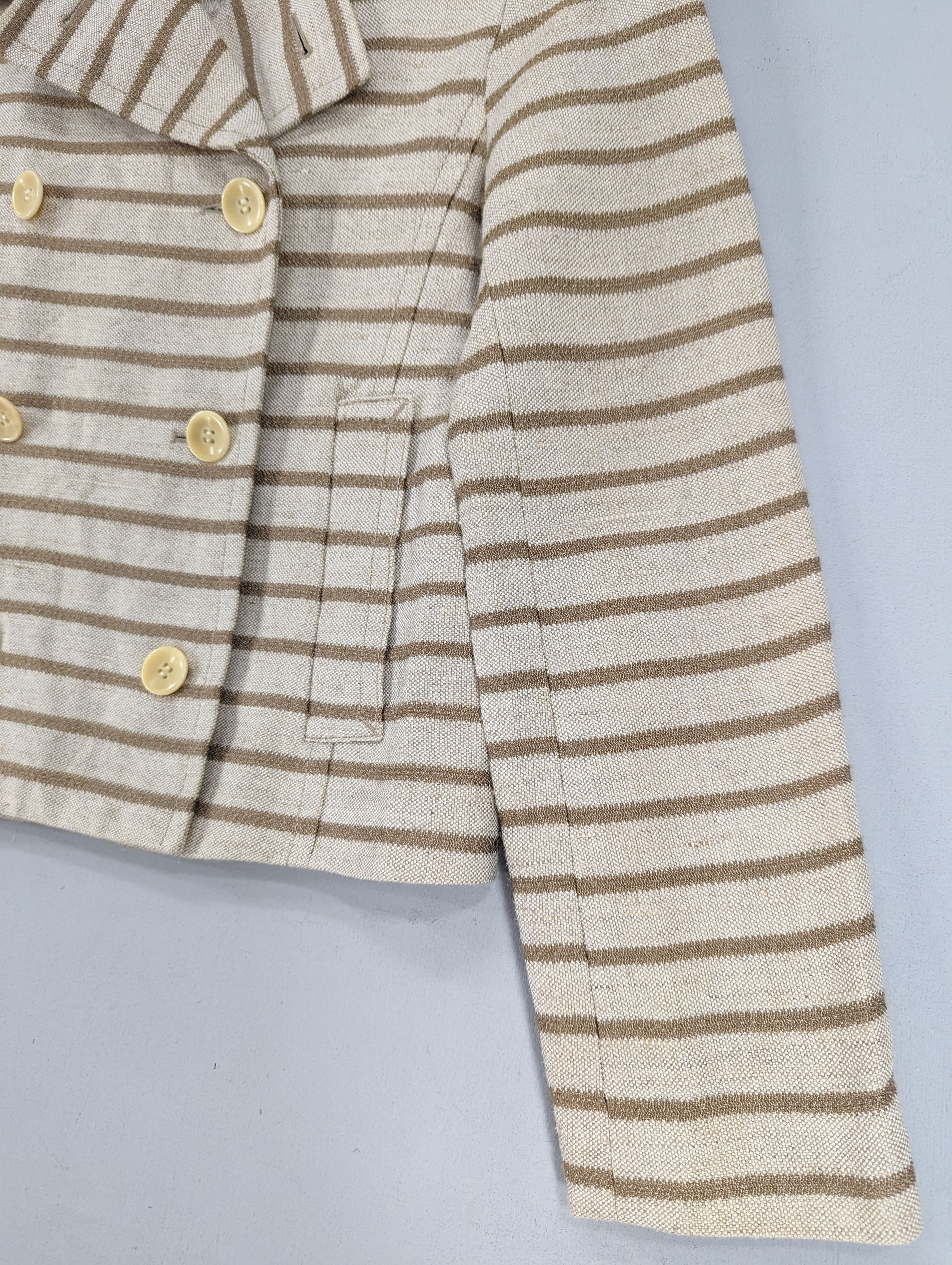Yohji Yamamoto Ined By Yohji Yamamoto Double Breasted Short Coat Jacket Size XXS / US 00 / IT 34 - 5 Thumbnail