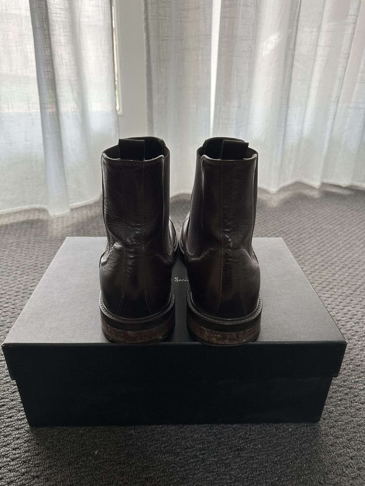 Paul Smith Paul Smith Jake Dark Brown Chelsea Boots Size US 9.5 / EU 42-43 - 5 Thumbnail