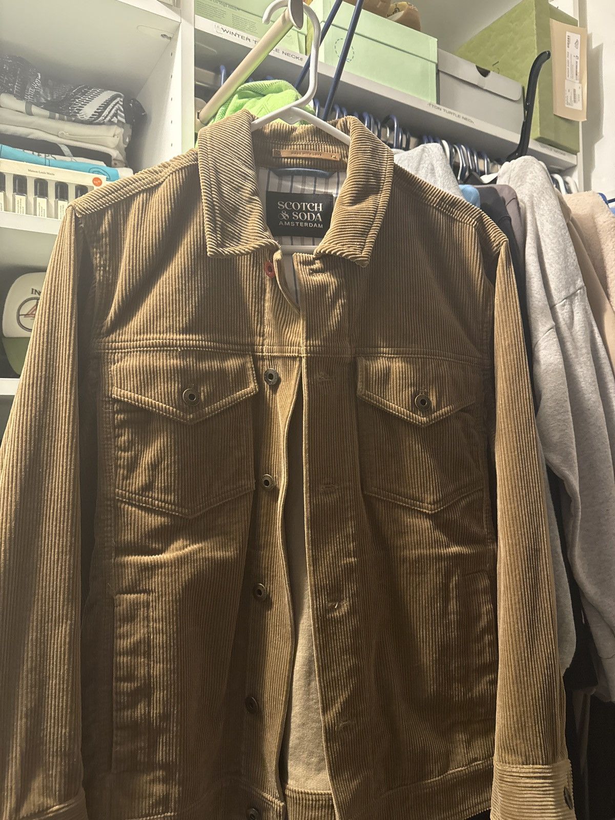 Scotch & Soda Scotch & Soda Brown Corduroy Jacket Size US S / EU 44-46 / 1 - 1 Thumbnail