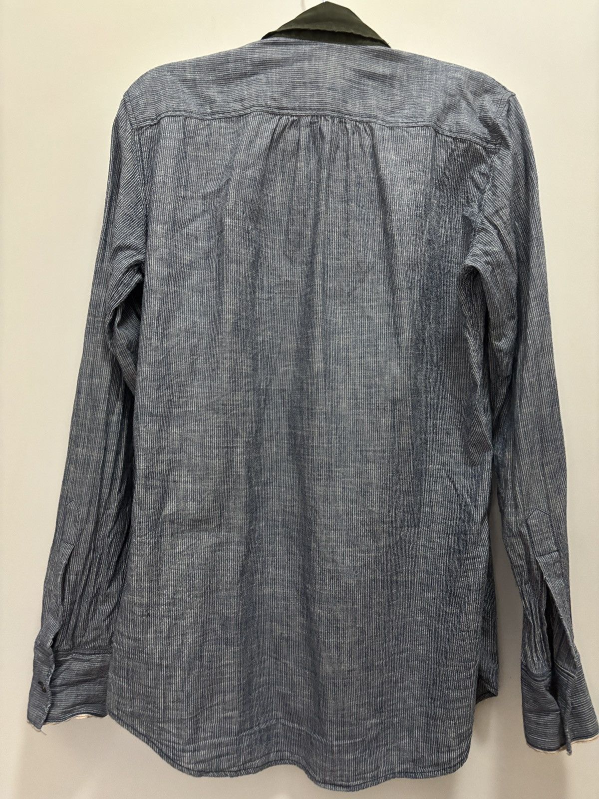 Dsquared2 DSQUARED2 blue distressed striped shirt Size US S / EU 44-46 / 1 - 6 Thumbnail