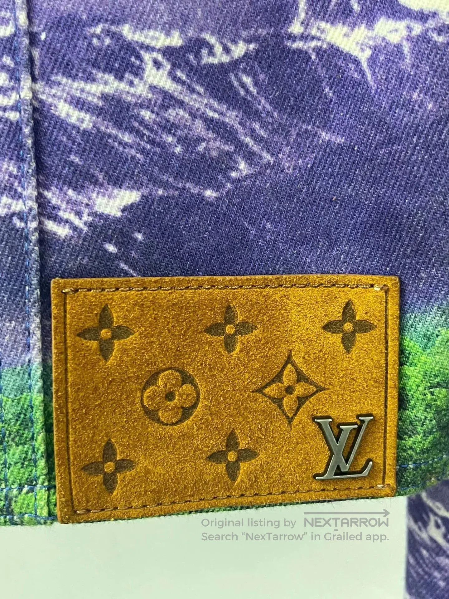 Louis Vuitton LV Snow Mountain Print Denim Jacket. Size US S / EU 44-46 / 1 - 3 Thumbnail