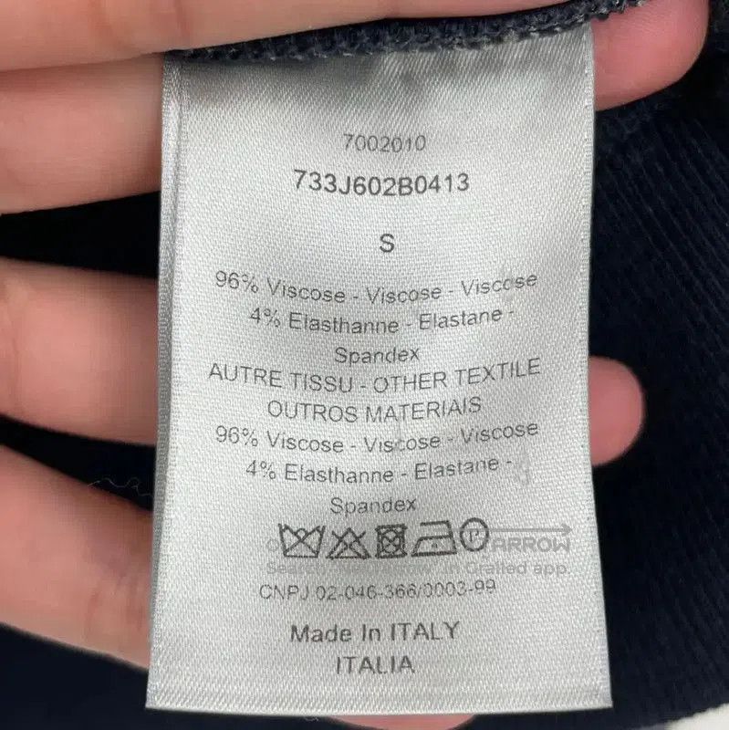 Dior Dior Gray Cotton Long Sleeve Sweatshirt for Men . Size US S / EU 44-46 / 1 - 4 Thumbnail