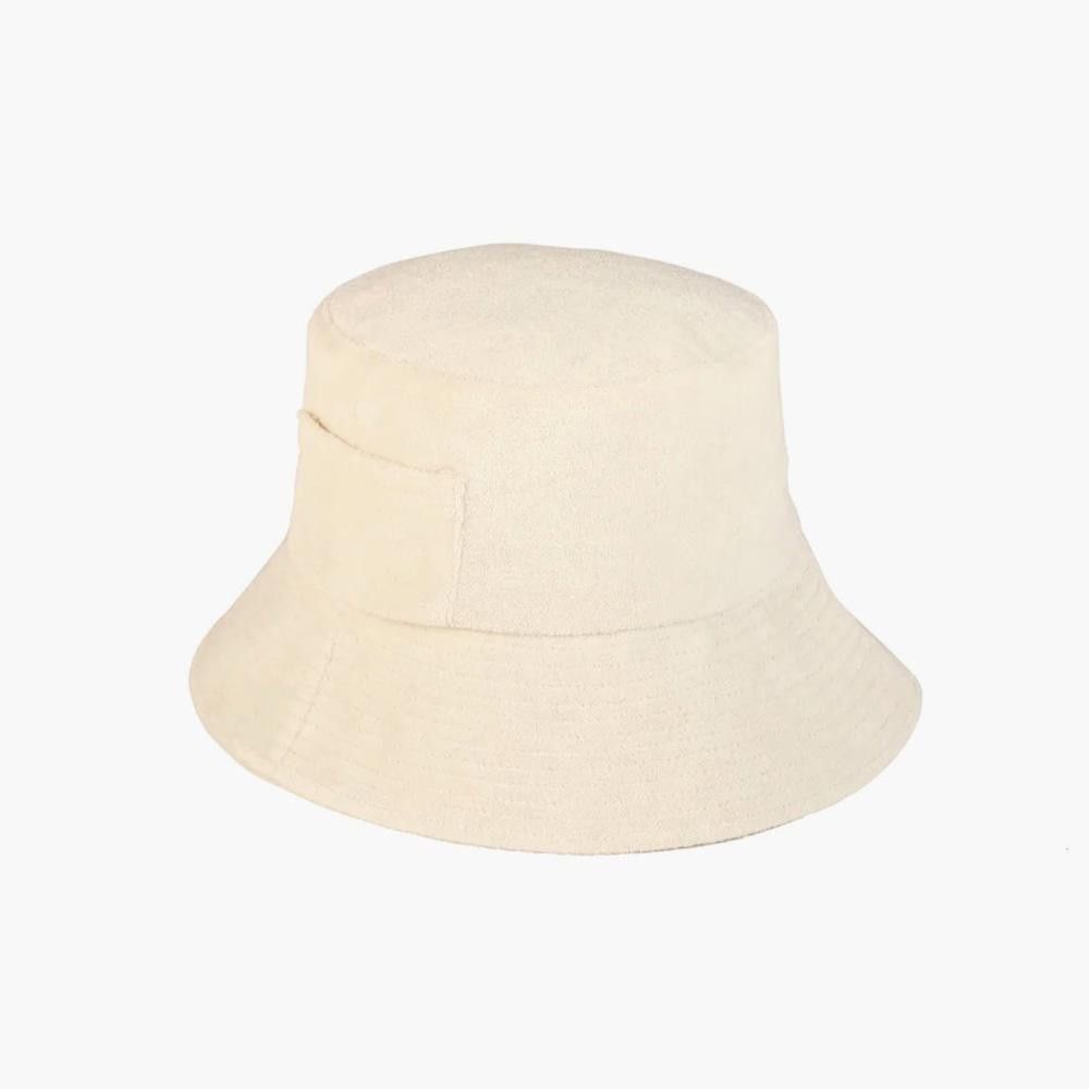 Lack of Color Lack of Color WAVE BUCKET hat - BEIGE TERRY Size ONE SIZE - 3 Thumbnail