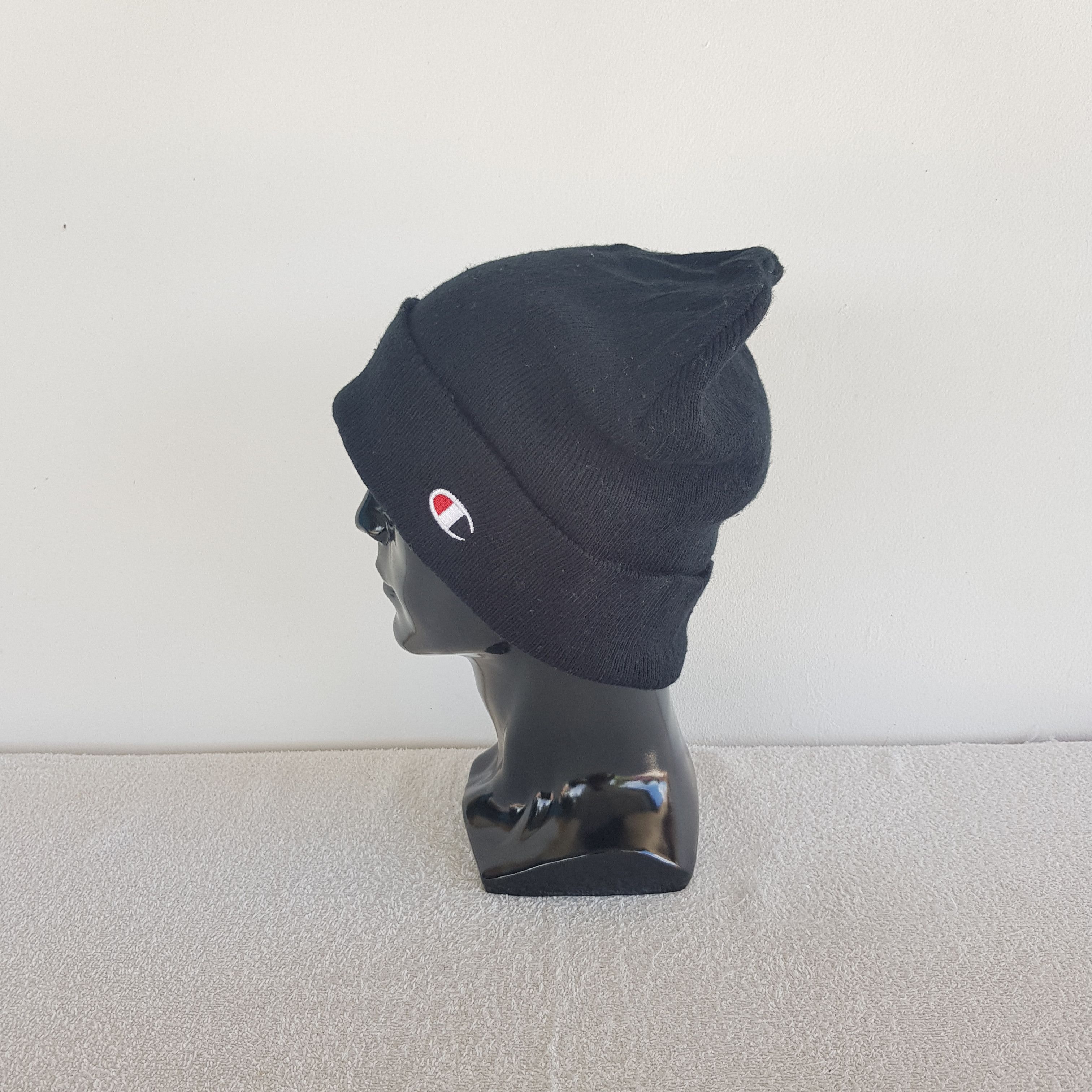 Champion Vintage Champion Beanie Ribbed Knit Snow Caps Ski Hats. Size ONE SIZE - 4 Thumbnail
