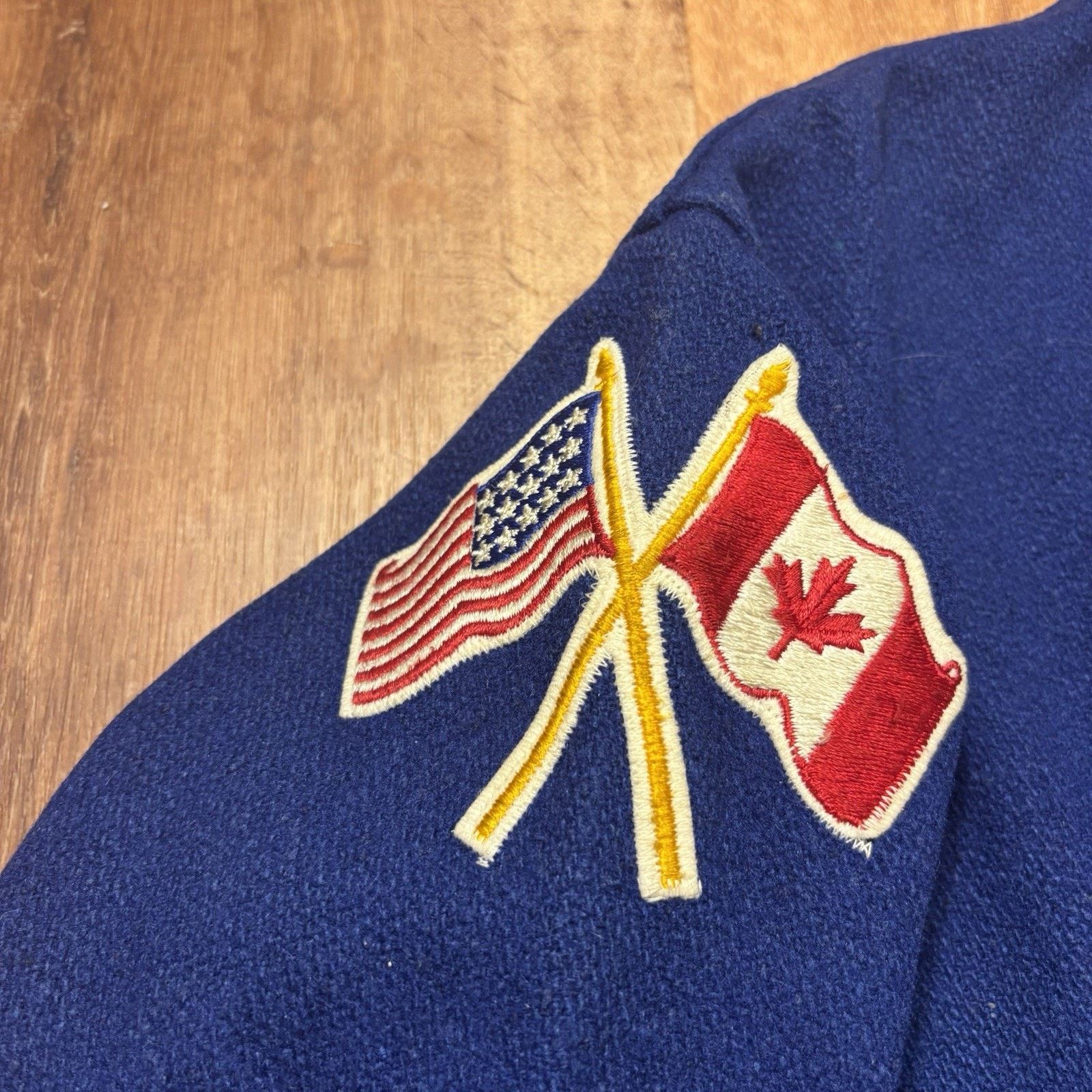 NHL 70s Vintage Cosby New York Rangers Jacket Mens 44 NHL Wool Size US L / EU 52-54 / 3 - 6 Thumbnail