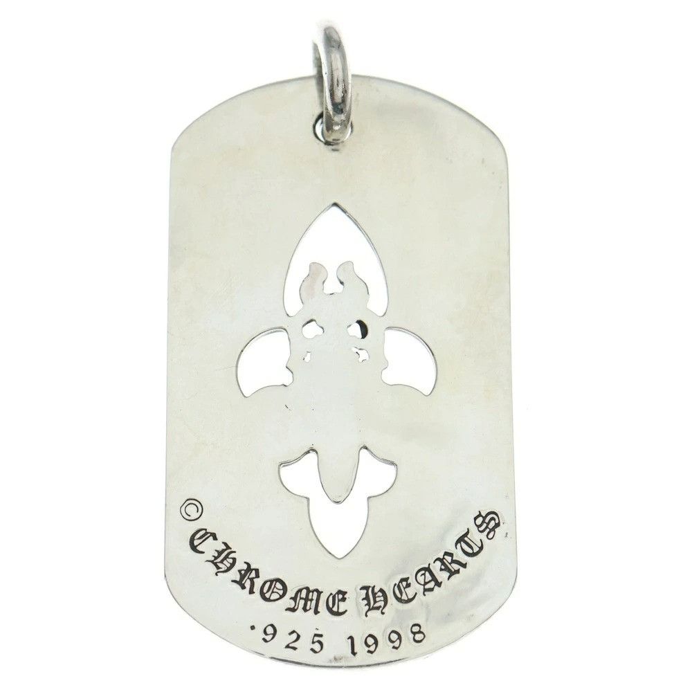 Chrome Hearts CHROME HEARTS CUT OUT FLEUR DAGGER LARGE DOG TAG silver Size ONE SIZE - 8 Thumbnail