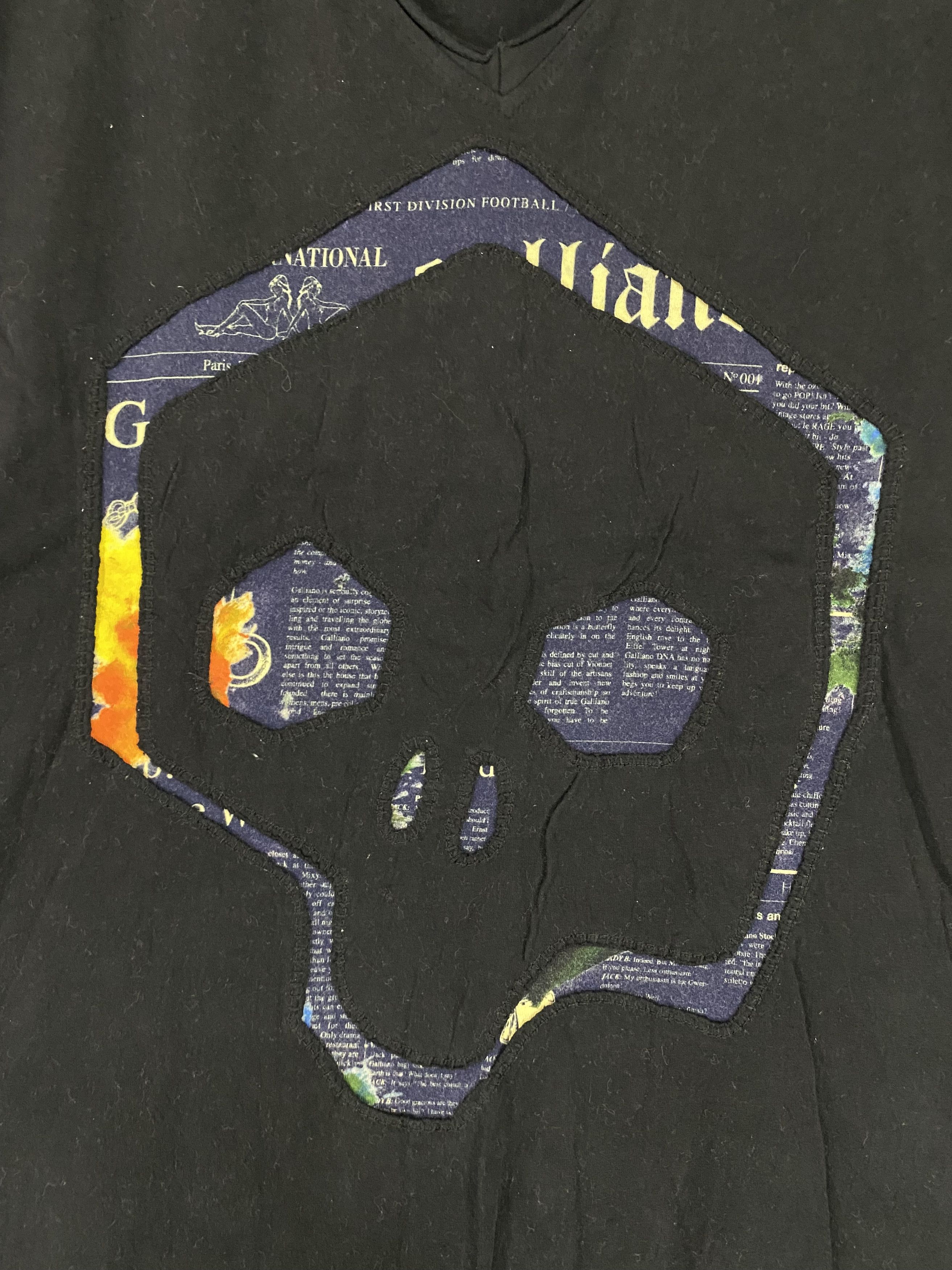 Designer × John Galliano John Galliano Skull patch longsleeve shirt Size US L / EU 52-54 / 3 - 5 Thumbnail